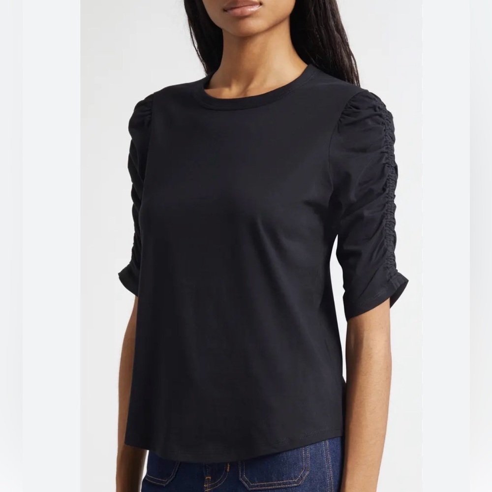Veronica Beard Waldorf Tee black M